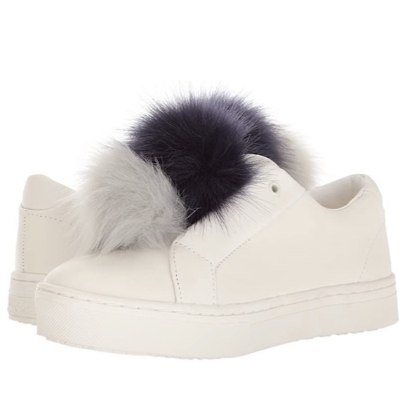 Sam Edelman Shoes - Sam Edelman Faux Fur PomPom Leya Fashion Sneaker 9